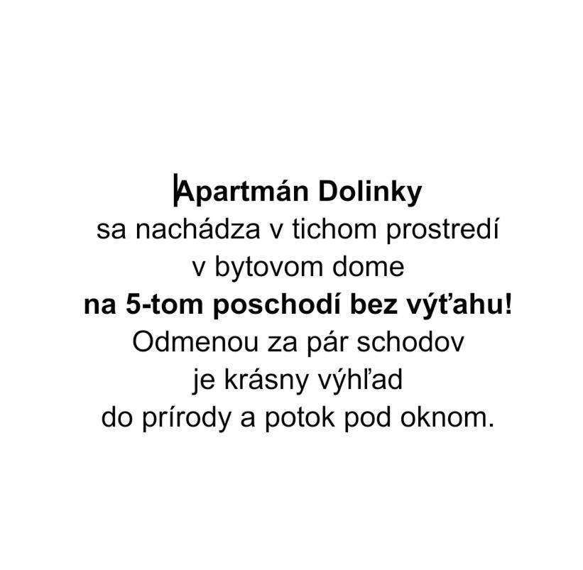 Apartman Dolinky فيهْنِ المظهر الخارجي الصورة